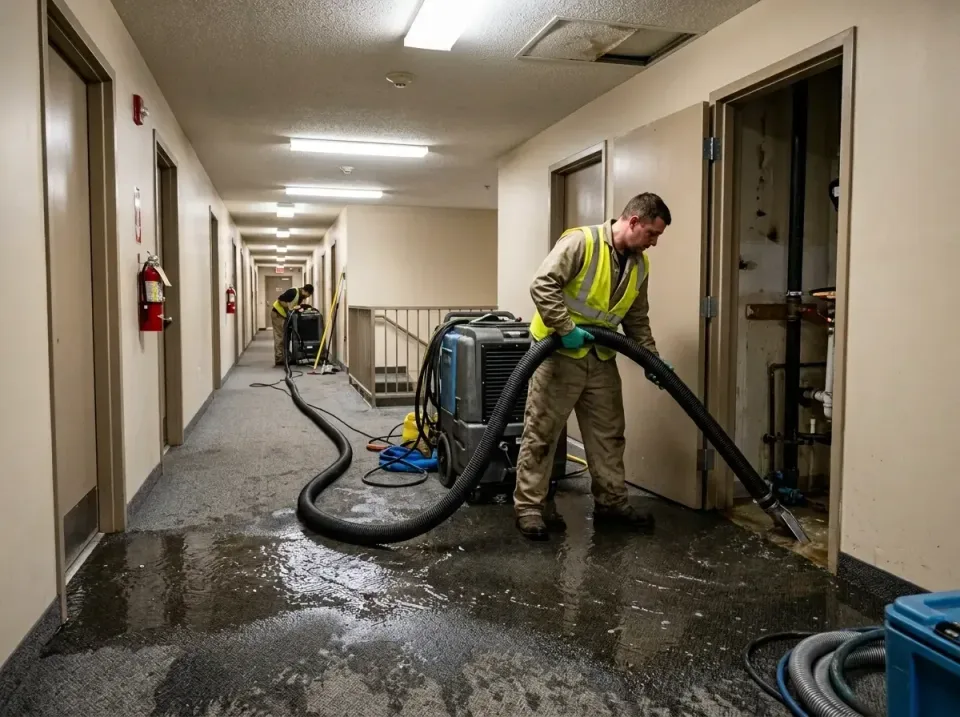 multi-unit-apartment-hallway-f-005 — frequently asked questions, Emergency Burst Pipe Water Extraction & Removal in Wyoming